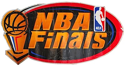 1997 NBA Finals Floor Logo – Chicago Bulls vs. Utah Jazz (Pristine Provenance)