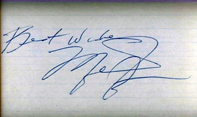 Lot of Michael Jordan Vintage Autographed Pieces with Inscriptions (3) (JSA)