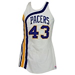 Circa 1971 Don Sidle ABA Indiana Pacers Game-Used Home Uniform (2)