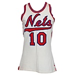 1971-1972 Gene Moore ABA New York Nets Game-Used Home Jersey