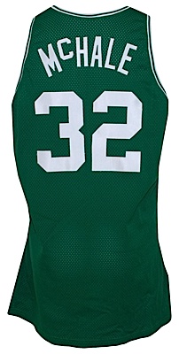 1991-1992 Kevin McHale Boston Celtics Game-Used Road Jersey 