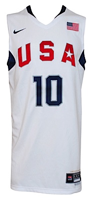 2008 Kobe Bryant USA Summer Olympics Game-Used Home Jersey (Olympic Gold Medal)