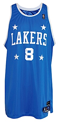 2004-2005 Kobe Bryant Los Angeles Lakers Game-Used Turn-Back-The-Clock Jersey (DC Sports LOA)
