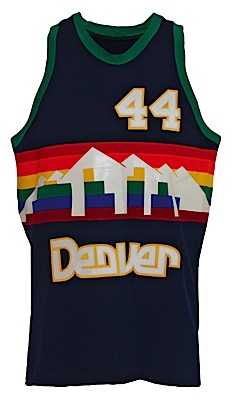 Early 1980s Dan Issel Denver Nuggets Game-Used Road Uniform (2)