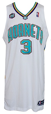 2005-2006 Chris Paul Rookie New Orleans/OKC Hornets Game-Used Home Jersey 