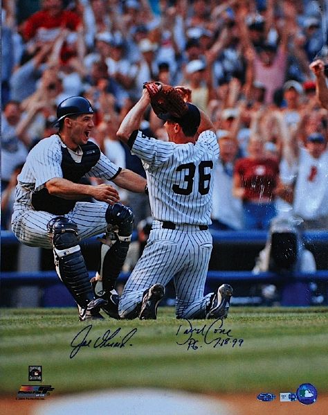 Lot of NY Yankees All-Time Historical Moments Autographed 16 x 20 Photographs (5) (Steiner) (JSA)