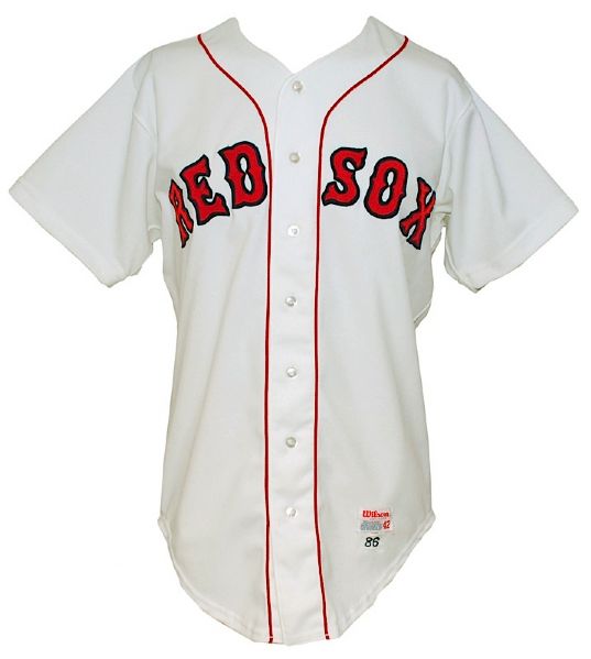 1986 Wade Boggs Boston Red Sox Game-Used Home Jersey (World Series Season)