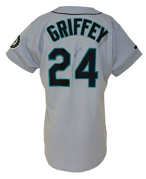 1998 Ken Griffey, Jr. Seattle Mariners Game-Used & Autographed Road Uniform (2) (JSA)