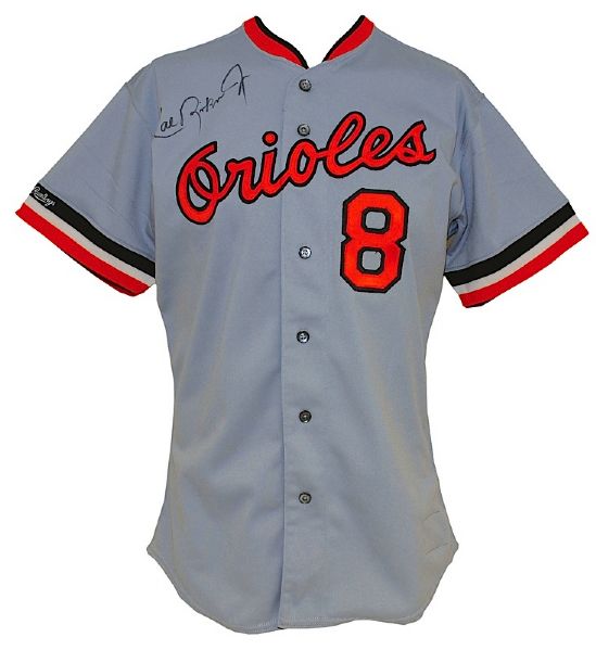1988 Cal Ripken, Jr. Baltimore Orioles Game-Used & Autographed Road Jersey (JSA) 