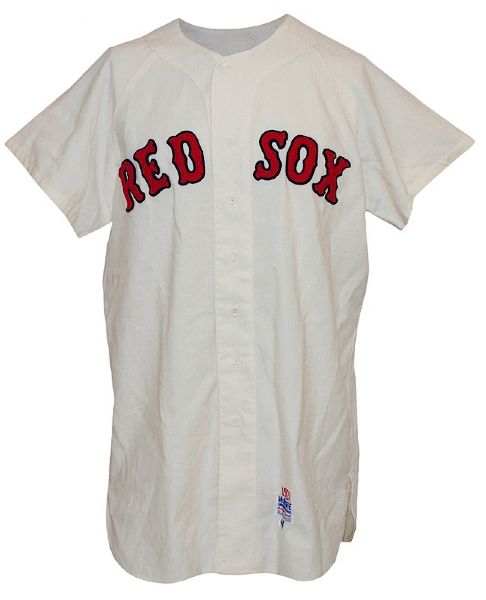 1972 Carl Yastrzemski Boston Red Sox Game-Used Home Flannel Jersey  