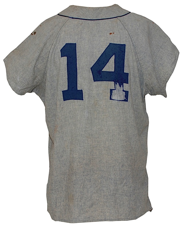 Lot Detail - 1954 Gil Hodges Brooklyn Dodgers Game-Used Home Flannel Jersey  (Very Rare • Fantastic All-Original Condition)