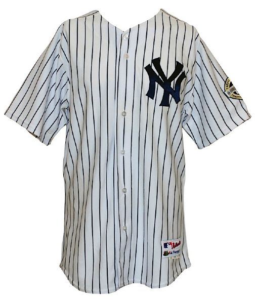 2009 Brett Gardner Rookie NY Yankees Game-Used Home Jersey with Inaugural Season Patch (Yankees-Steiner LOA) (MLB Hologram) (World Championship Season)