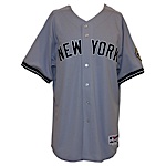 2009 Andy Pettitte New York Yankees Opening Day Road Game Worn Jersey with Inaugural Season Patch (Yankees-Steiner) (MLB Hologram) (World Championship Season)
