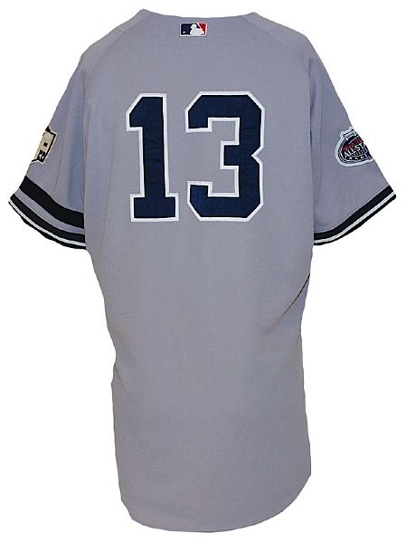 2008 Alex Rodriguez New York Yankees Game-Used Road Jersey with All-Star/Stadium Patches & Black Armband (Yankees-Steiner LOA) 