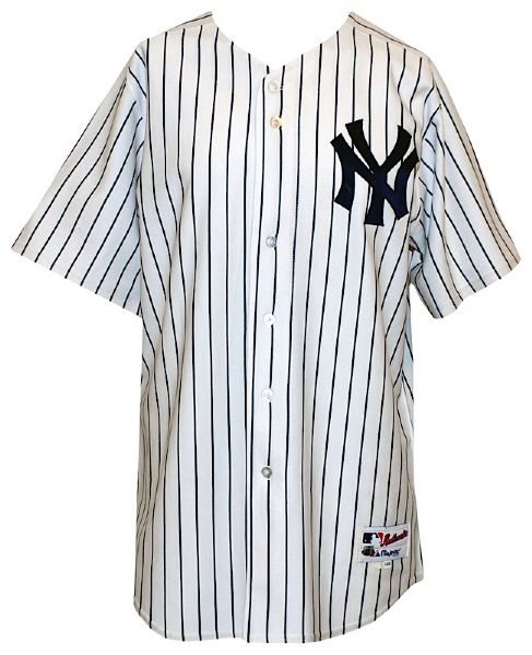 2006 Melky Cabrera Rookie New York Yankees Game-Used Home Jersey (Yankees-Steiner LOA) 