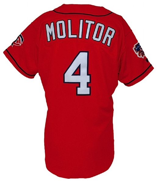 1997 Paul Molitor Minnesota Twins Game-Used “Dairy Queen” Alternate Jersey (Extremely Rare) 