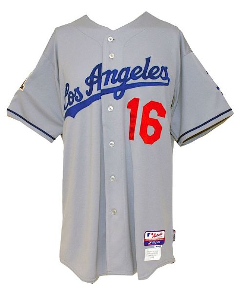 2008 Andre Ethier Los Angeles Dodgers Game-Used Road Jersey 