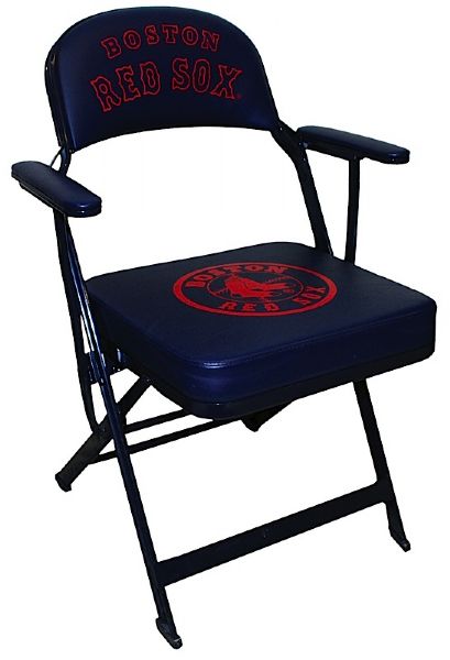 2007 J.D. Drew Boston Red Sox Postseason & World Series Used Clubhouse Chair (MLB) (Steiner)