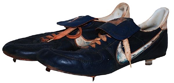 Early 1980s Mike Scioscia LA Dodgers Game-Used Cleats