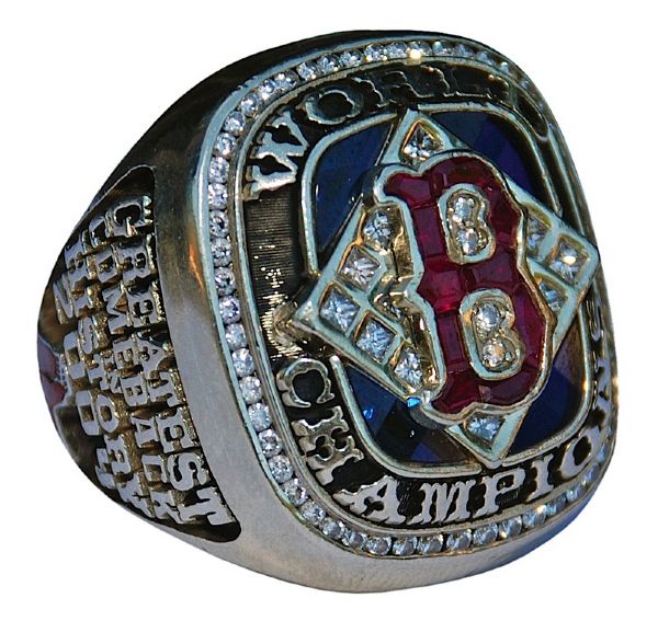 2004 Boston Red Sox World Championship Ring with Box