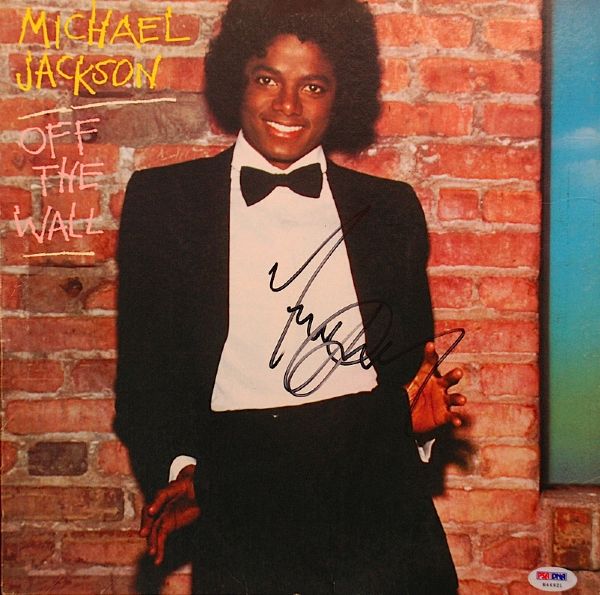 Michael Jackson Autographed "Off The Wall" Album Cover (JSA)