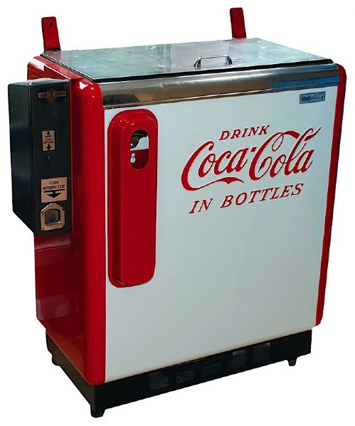 Early 1950s Coca-Cola Ideal 55 Slider Vending Machine