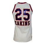1976-1977 “Jumbo” Jim Eakins Kansas City-Omaha Kings Game-Used Home Jersey