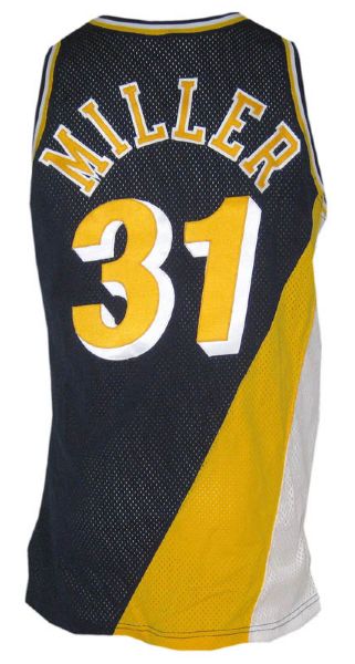 1991-1992 Reggie Miller Indiana Pacers Game-Used Road Jersey