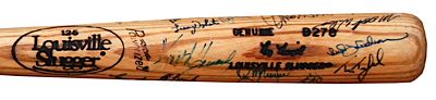 1986-1989 Ray Knight NY Mets Game-Issued Bat Autographed by the 1986 NY Mets Team (JSA) (PSA/DNA)