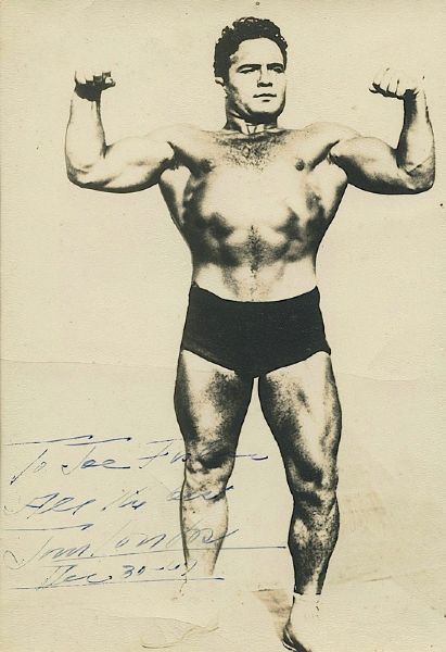 Lot of Vintage Boxing & Wrestling Autographed Photos (5) (JSA)