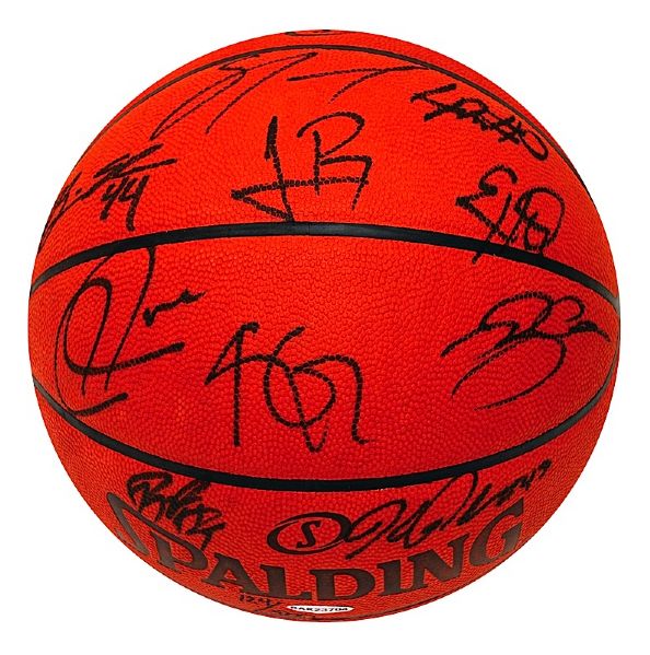 2008 Boston Celtics World Championship Team Autographed Basketball (JSA) (UDA)
