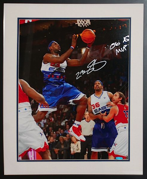 Framed LeBron James Autographed & Inscribed All-Star Photo (UDA) (JSA)