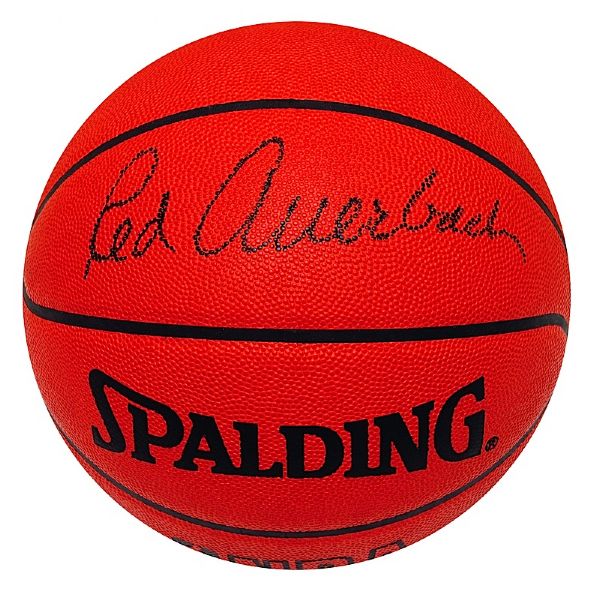 Red Auerbach Autographed Basketball (JSA)
