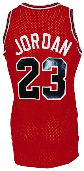 1989-1990 Michael Jordan Chicago Bulls Game-Used Road Jersey  