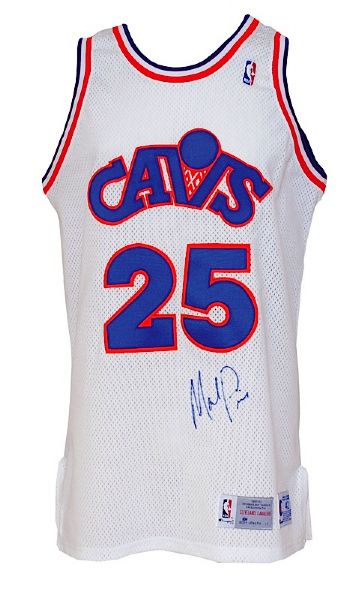 1992-1993 Mark Price Cleveland Cavaliers Game-Used & Autographed Home Jersey (JSA)