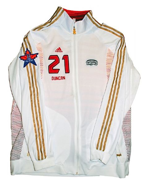 2009 Tim Duncan All-Star Game Worn Warm-Up Jacket (NBA LOA) 