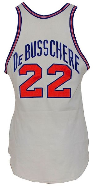 Circa 1969 Dave DeBusschere New York Knicks Game-Used & Autographed Home Jersey (JSA) (Copy of DeBusschere Letter)