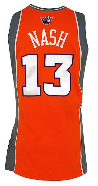 2007-2008 Steve Nash Phoenix Suns Game-Used Road Alternate Jersey 