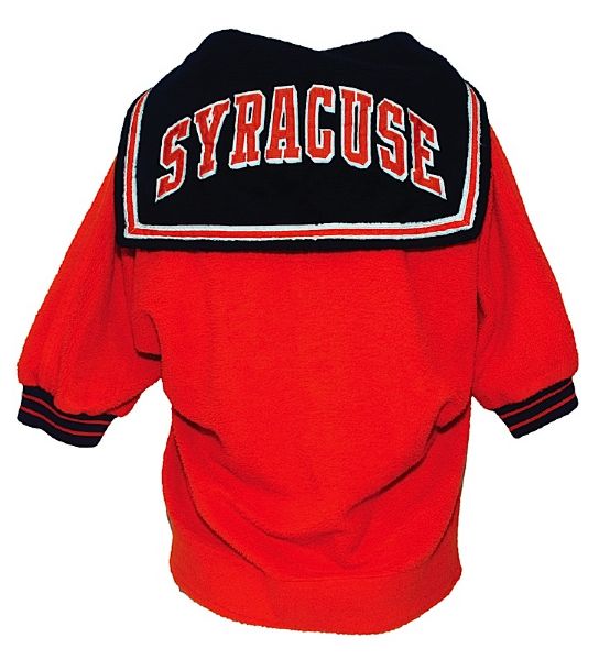 Late 1950s Dick Conover #33 Syracuse University Worn Warm-Up Jacket 