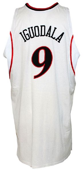 2007-2008 Andre Iguodala Philadelphia 76ers Game-Used Home Jersey (Team LOA)
