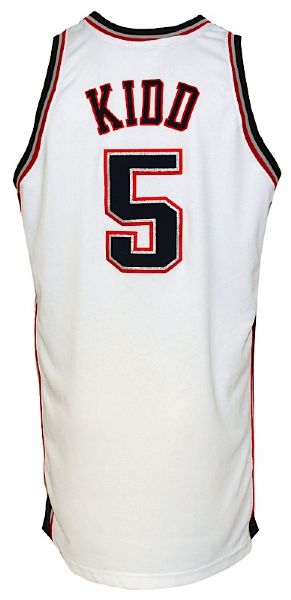 2006-2007 Jason Kidd New Jersey Nets Game-Used Home Jersey