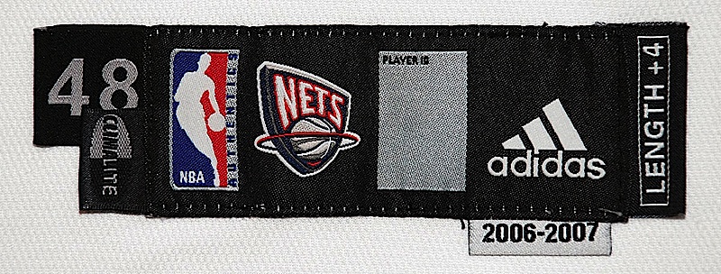 2006-08 AUTHENTIC NEW JERSEY NETS KIDD #5 ADIDAS JERSEY (HOME) M