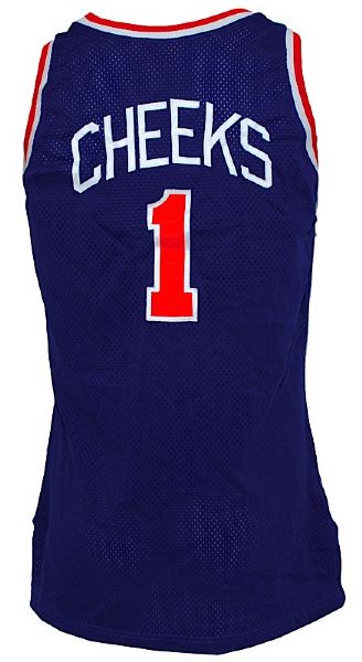 1990-1991 Maurice Cheeks New York Knicks Game-Used Road Jersey