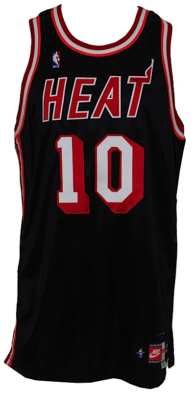 Miami Heat Tim Hardaway Autographed Black Jersey JSA Stock #215722