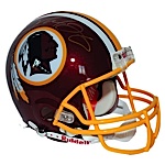 Lot of Washington Redskins Autographed Items - Clinton Portis Autographed Helmet & LaRon Landry Authentic Jersey (2) (JSA) (JO Sports LOA)