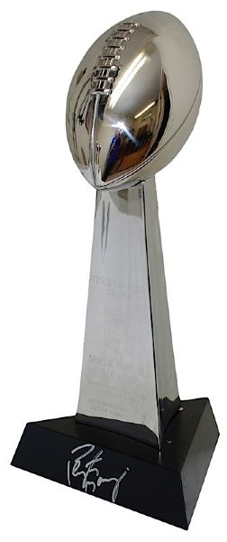 2007 Peyton Manning Indianapolis Colts Autographed Super Bowl XLI Replica Trophy (JSA)