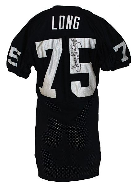 Early 1990s Howie Long Los Angeles Raiders Game-Used & Autographed Home Jersey (JSA) 