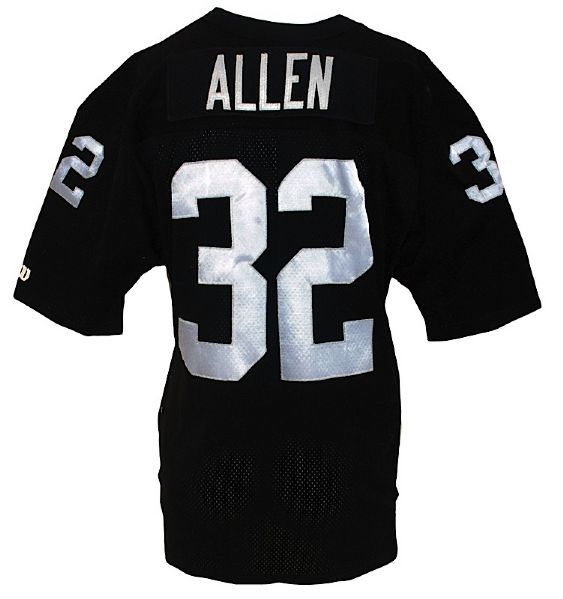 1992 Marcus Allen Oakland Raiders Game-Used Home Jersey (Team Repair) 