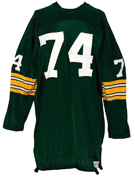 Circa 1967 Henry Jordan Green Bay Packers Game-Used Home Jersey 