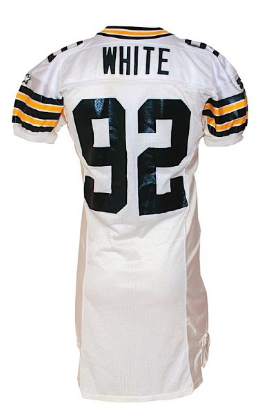 1994 Reggie White Green Bay Packers Game-Used Road Jersey with 1995 Pants (2) (Team Letters) 